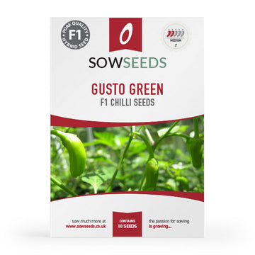 gusto green chilli pepper seeds