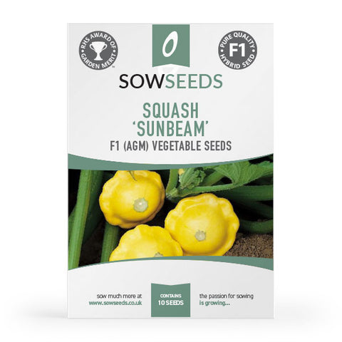 squash sunbeam agm f1 vegetable seeds 